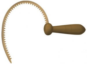 Teeth of a scythe