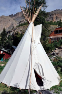 Circular hut or Teepee