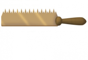 Teeth of a saw